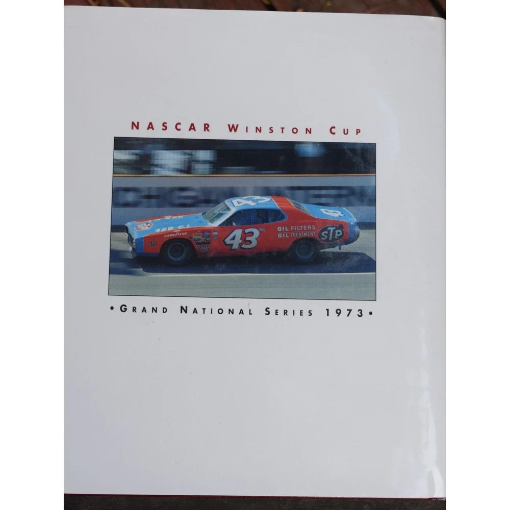 NASCAR Winston Cup Yearbook 1973 Grand National Series Hardcover Red Excellent